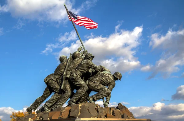 Mémorial Iwo Jima Wash États Unis Mémorial Dédié Tous Les — Photo