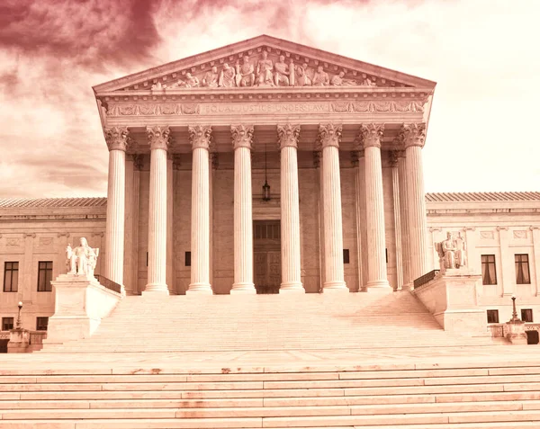 Supremo Tribunal Dos Estados Unidos Edifício Washington Eua — Fotografia de Stock