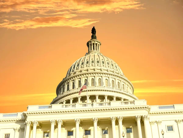 Edificio Del Capitolio Estados Unidos Washington —  Fotos de Stock