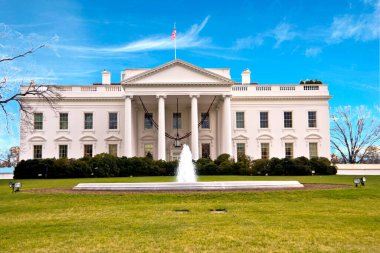 Washington DC 'deki Beyaz Saray, ABD