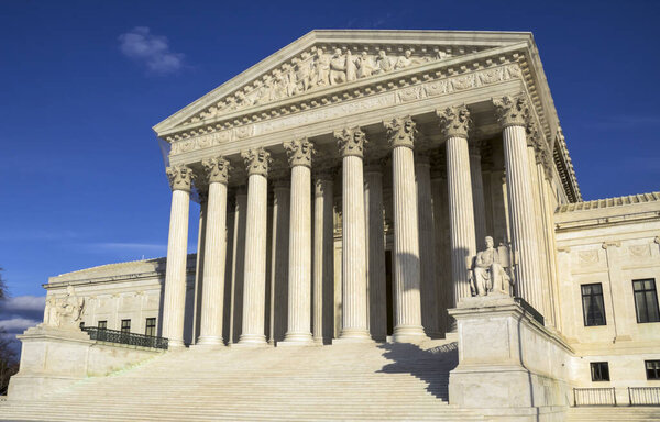 Supreme Court building in Washington, DC