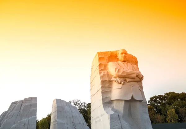 Martin Luther King Emlékmű Washingtonban — Stock Fotó