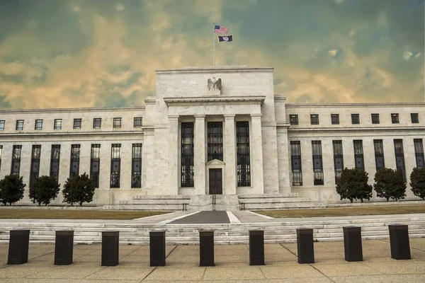 Gebäude Der Federal Reserve Washington Vereinigte Staaten Fed — Stockfoto