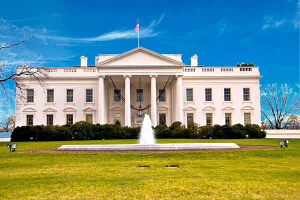 Casa Branca Washington Estados Unidos América — Fotografia de Stock