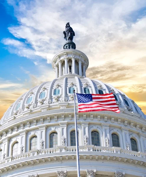 Edificio Del Capitolio Estados Unidos Washington —  Fotos de Stock