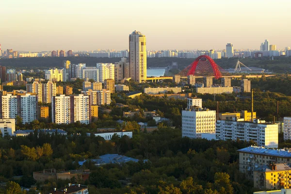 View of Moscow with high-rise buildings — Stock Photo, Image