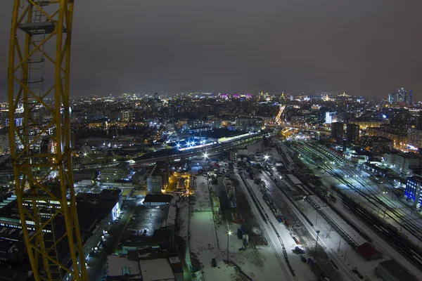 Άποψη της Μόσχας με πολυώροφα κτίρια — Φωτογραφία Αρχείου