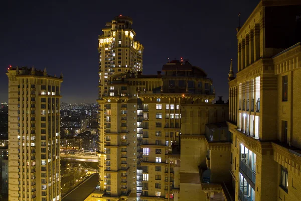 View of Moscow with high-rise buildings — Stock Photo, Image