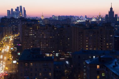 yüksek binalar ile Moskova ve görmek