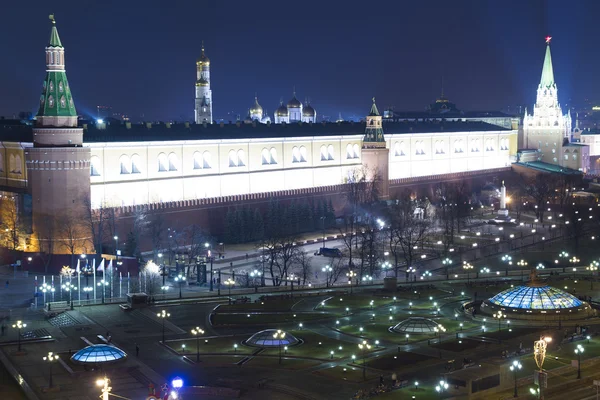 Utsikt över Moskva med höghus — Stockfoto