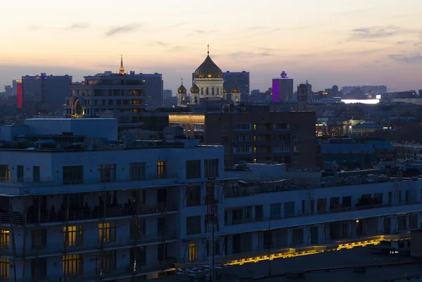 З видом на Московський висотних будівель — стокове фото