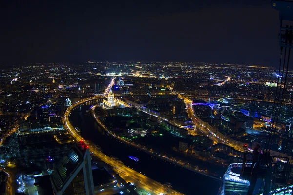 Widok z Moskwy z wieżowców — Zdjęcie stockowe