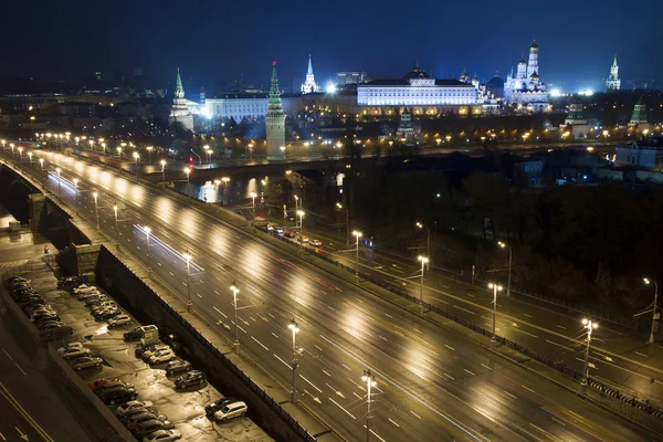 Vedere a Moscovei cu clădiri înalte — Fotografie, imagine de stoc