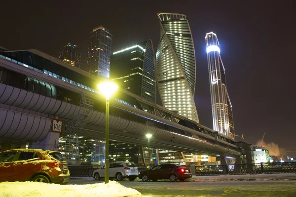 Moskova İş Merkezi Moskova-şehir — Stok fotoğraf