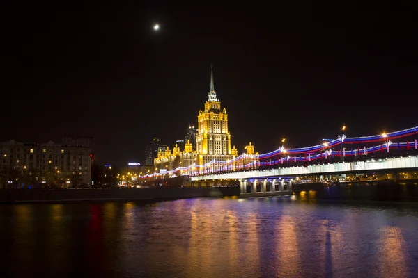 Ucraina hotel di notte — Foto Stock