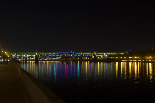 プーシキン橋、モスクワ、ロシア — ストック写真