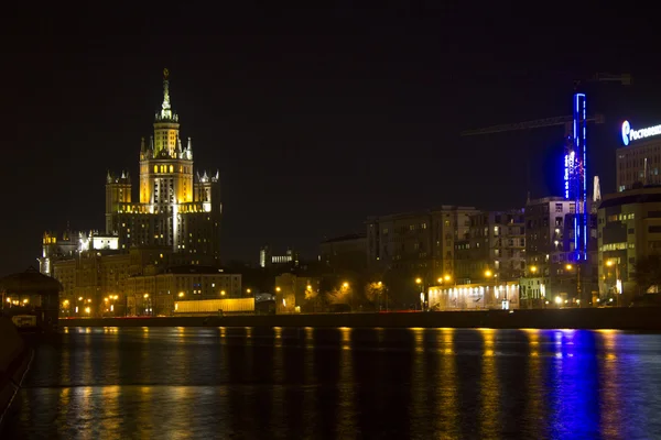 Skyscraper on Kotelnicheskaya embankment. Moscow. Russia — Stock Photo, Image