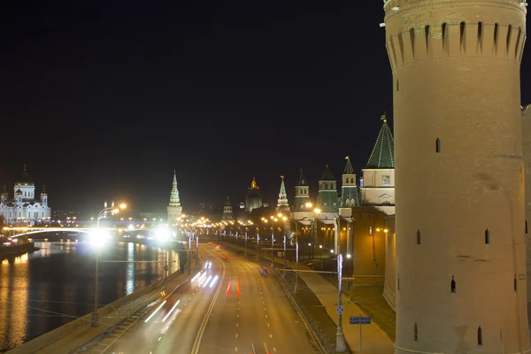 Kremlin embankment. Russia. Moscow — Stock Photo, Image