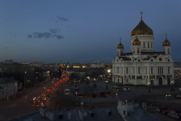 Paisagem Moscou cidade, Moscou, Rússia — Fotografia de Stock