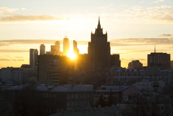 Landschap Moskou stad, Moskou, Rusland — Stockfoto