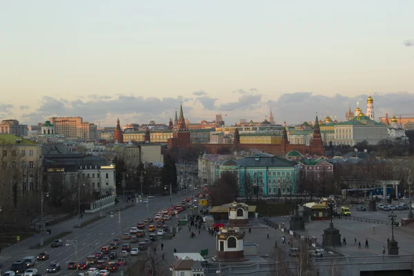 Landschap Moskou stad, Moskou, Rusland — Stockfoto