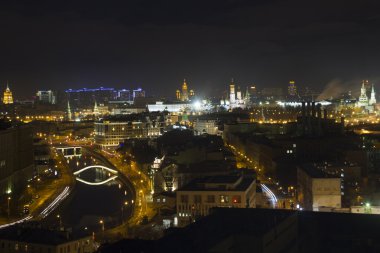 Moskova şehir, Moskova, Rusya manzara