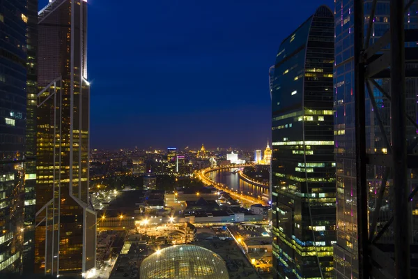 Landschaft Moskau Stadt, Moskau, Russland — Stockfoto