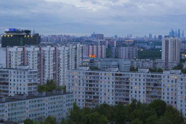 Moskova şehir, Moskova, Rusya manzara