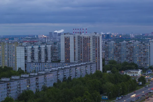Landscape Moscow city, Moscow, Russia — Stok Foto