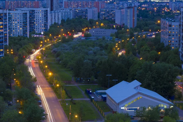 Paisagem Moscou cidade, Moscou, Rússia — Fotografia de Stock