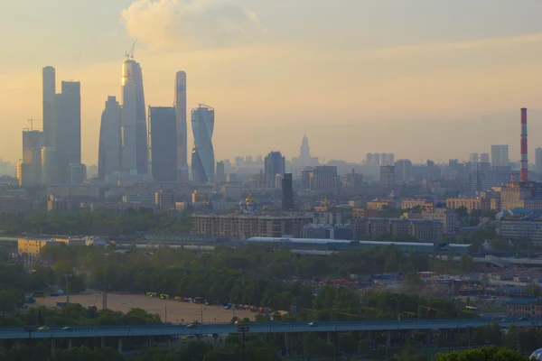 Landscape Moscow city, Moscow, Russia — Stock Photo, Image