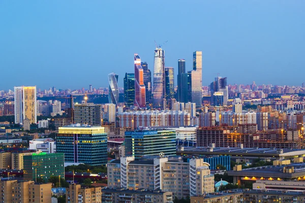 Landscape Moscow city, Moscow, Russia — Stock Photo, Image