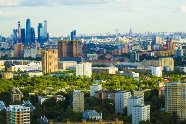 Moskova şehir, Moskova, Rusya manzara