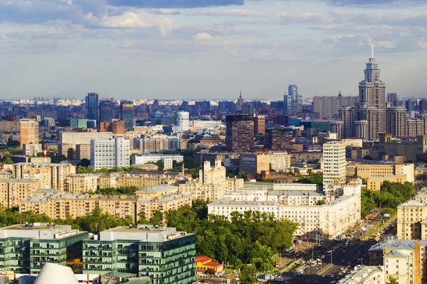 Paisaje Moscú ciudad, Moscú, Rusia — Foto de Stock