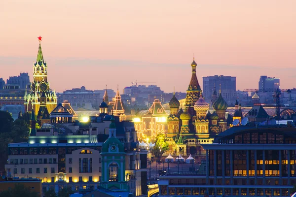 Landschaft Moskau Stadt, Moskau, Russland — Stockfoto