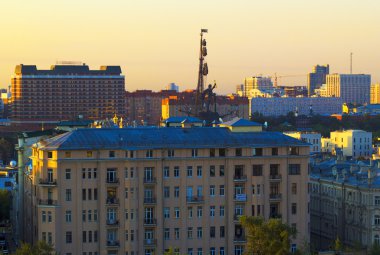 Moskova şehir, Moskova, Rusya manzara