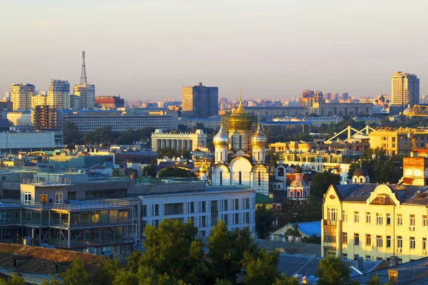 Landschaft Moskau Stadt, Moskau, Russland — Stockfoto