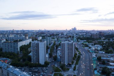 Moskova şehir, Moskova, Rusya manzara