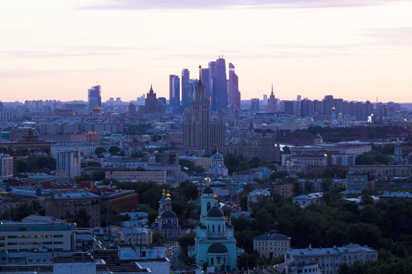 Landschap Moskou stad, Moskou, Rusland — Stockfoto