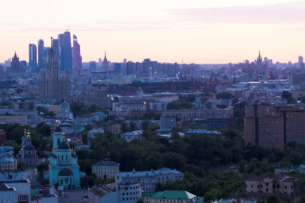 Landschaft Moskau Stadt, Moskau, Russland — Stockfoto