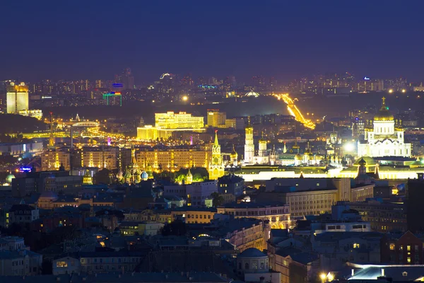 Paisagem Moscou cidade, Moscou, Rússia — Fotografia de Stock