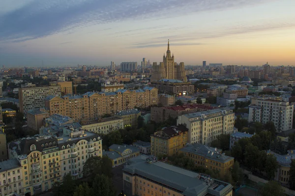 Táj a moscow city, Moszkva, Oroszország — Stock Fotó