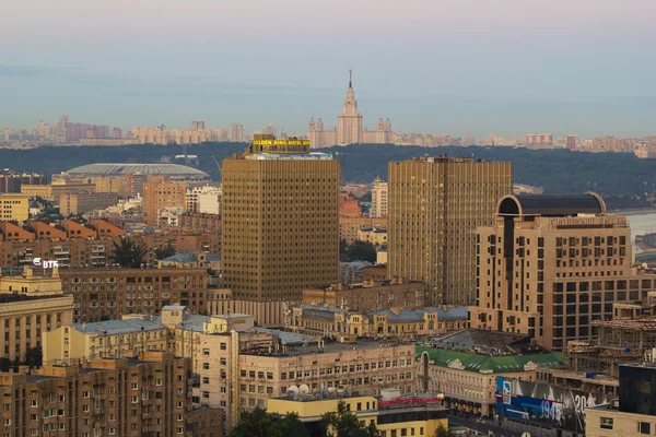 Landscape Moscow city, Moscow, Russia — Stock Photo, Image