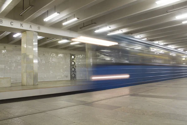 Московское метро - одно из старейших в мире — стоковое фото