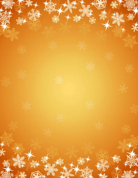 Golden Christmas Background — Stock Vector