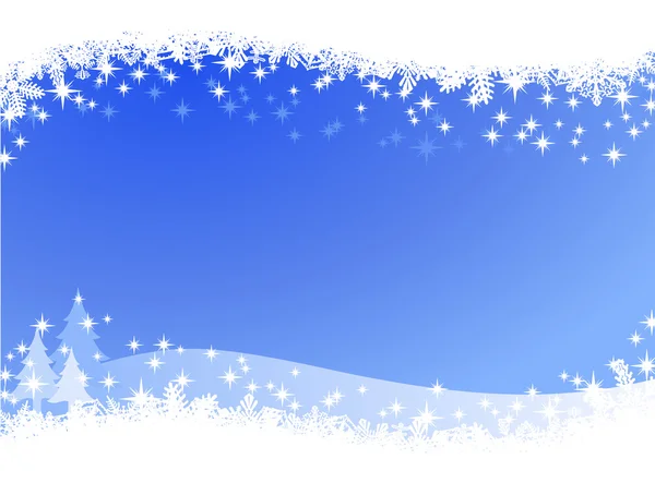 Jul vinter himlen ljus bakgrund Royaltyfria illustrationer