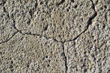 Grunge arka plan olarak kırık beton duvar