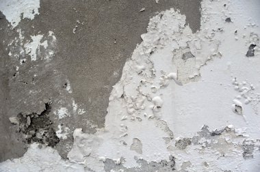 Grunge arka plan olarak kırık beton duvar