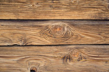 Arka plan olarak eski kahverengi ahşap duvar