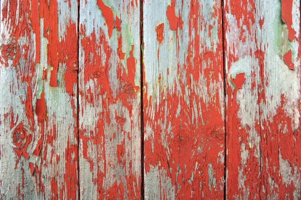 Vecchio muro di legno rosso come sfondo Fotografia Stock